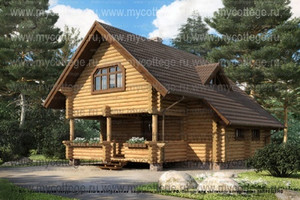 Дом из бревна 8х10